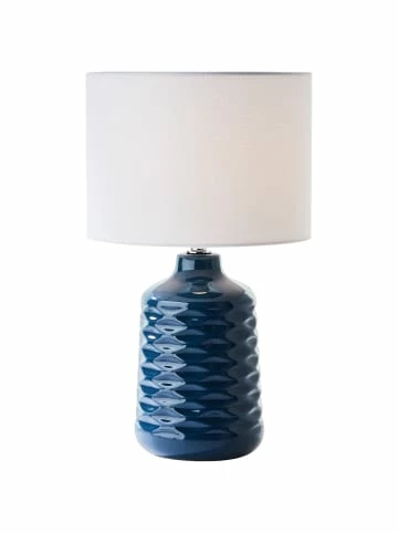 Bester Verkauf 🔥 Tischleuchten Brilliant Tischleuchte 42cm Ilysa ⌀ 25 Cm In Blau/weiß Günstig Kaufen 🧨 1 Bester Verkauf 🔥 Tischleuchten Brilliant Tischleuchte 42cm Ilysa ⌀ 25 Cm In Blau/weiß Günstig Kaufen 🧨