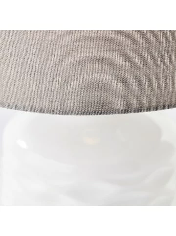 Schlussverkauf 😀 Tischleuchten Brilliant Tischleuchte 42cm Ilysa ⌀ 25 Cm In Weiß/grau Günstig Kaufen 🧨 5 Schlussverkauf 😀 Tischleuchten Brilliant Tischleuchte 42cm Ilysa ⌀ 25 Cm In Weiß/grau Günstig Kaufen 🧨 – Bild 5