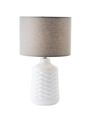 Schlussverkauf 😀 Tischleuchten Brilliant Tischleuchte 42cm Ilysa ⌀ 25 Cm In Weiß/grau Günstig Kaufen 🧨 1 Schlussverkauf 😀 Tischleuchten Brilliant Tischleuchte 42cm Ilysa ⌀ 25 Cm In Weiß/grau Günstig Kaufen 🧨