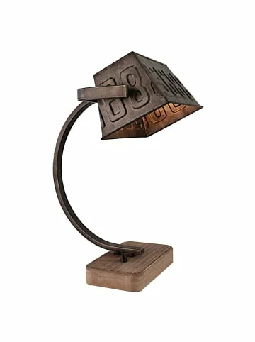 Blitzangebot 💯 Tischleuchten Brilliant Tischleuchte Drake 38x25x24 Cm In Schwarz Stahl/braun Günstig Kaufen 😀 2 Blitzangebot 💯 Tischleuchten Brilliant Tischleuchte Drake 38x25x24 Cm In Schwarz Stahl/braun Günstig Kaufen 😀 – Bild 2