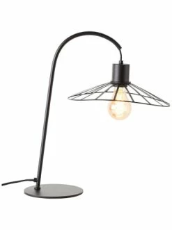 Neu ✨ Tischleuchten Brilliant Tischleuchte Leika 45,5x30x43 Cm In Schwarz Matt Günstig Kaufen 🌟