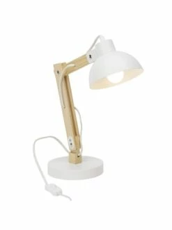 Neu ❤️ Tischleuchten Brilliant Tischleuchte Moda 41,5x16x32 Cm In Weiß Günstig Kaufen 😉