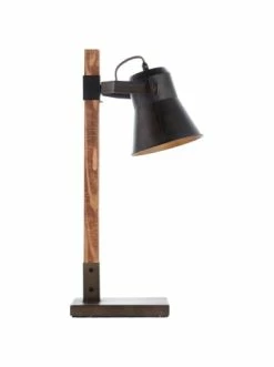 Neu ❤️ Tischleuchten Brilliant Tischleuchte Plow 55x16x29 Cm In Schwarz Stahl/holz Günstig Kaufen ⌛