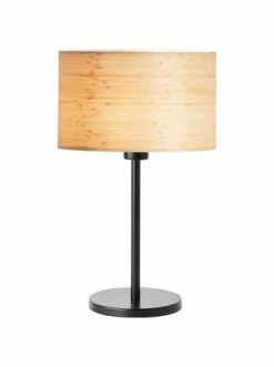 Billig 😀 Tischleuchten Brilliant Tischleuchte Romm ⌀ 25 Cm In Holz Hell/schwarz Günstig Kaufen 😀