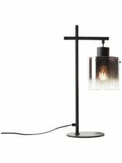 Bestes Angebot 👏 Tischleuchten Brilliant Tischleuchte Simonis 51,2x18x25,7 Cm In Schwarz/rauchglas Günstig Kaufen 😍 -brilliant Verkäufe brilliant tischleuchte simonis 51 2x18x25 7 cm in schwarz rauchglas 4