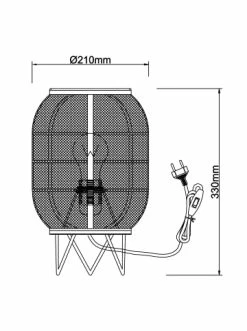 Bester Verkauf 🤩 Tischleuchten Brilliant Tischleuchte Tanah ⌀ 22 Cm In Schwarz/natur Günstig Kaufen ✨ -brilliant Verkäufe brilliant tischleuchte tanah 22 cm in schwarz natur 4