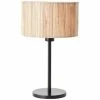 Aktion 🧨 Tischleuchten Brilliant Tischleuchte Wimea ⌀ 25 Cm In Schwarz/natur Günstig Kaufen 🎉