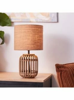 Top 10 ❤️ Tischleuchten Brilliant Tischleuchte "Woodrow" In Hellbraun/ Natur - (H)42,5 Cm Günstig Kaufen ✨ -brilliant Verkäufe brilliant tischleuchte woodrow in hellbraun natur h 42 5 cm 3