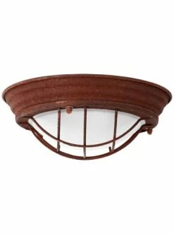 Neu ❤️ Decken- & Hängeleuchten Brilliant Wand- Und Deckenleuchte 29cm Typhoon ⌀ 29 Cm In Rostfarbend/weiß Günstig Kaufen 😉 -brilliant Verkäufe brilliant wand und deckenleuchte 29cm typhoon 29 cm in rostfarbend weiss 2