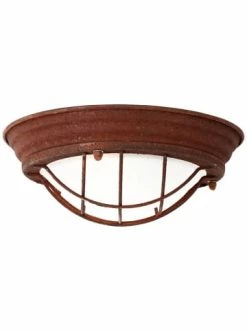 Neu ❤️ Decken- & Hängeleuchten Brilliant Wand- Und Deckenleuchte 29cm Typhoon ⌀ 29 Cm In Rostfarbend/weiß Günstig Kaufen 😉