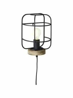 Blitzangebot ✔️ Wandleuchten Brilliant Wandleuchte Gwen 29x19x13,5 Cm In Antik Holz/schwarz Korund Günstig Kaufen 😀