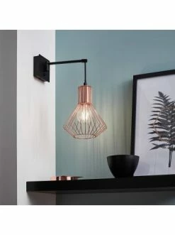 Rabatt ⌛ Wandleuchten Brilliant Wandleuchte, Hängend, Schwenkbar Dalma 32x18x30 Cm In Schwarz/kupfer Günstig Kaufen 😍 -brilliant Verkäufe brilliant wandleuchte hangend schwenkbar dalma 32x18x30 cm in schwarz kupfer 4