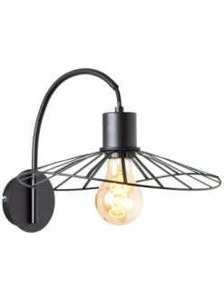 Blitzangebot 🎁 Wandleuchten Brilliant Wandleuchte Leika 25x30x37,5 Cm In Schwarz Matt Günstig Kaufen ✔️