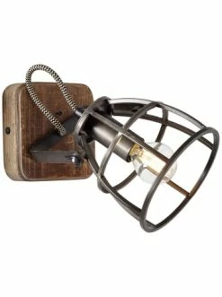 Billig 😍 Wandleuchten Brilliant Wandspot Matrix 18x13x16 Cm In Schwarz Stahl Günstig Kaufen 🛒 -brilliant Verkäufe brilliant wandspot matrix 18x13x16 cm in schwarz stahl 2