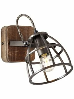 Billig 😍 Wandleuchten Brilliant Wandspot Matrix 18x13x16 Cm In Schwarz Stahl Günstig Kaufen 🛒