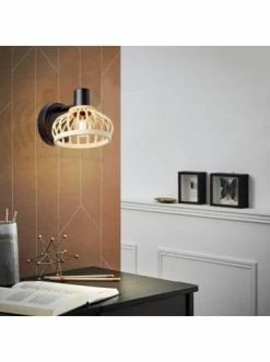 Bester Verkauf 🎉 Wandleuchten Brilliant Wandspot Norah 14,9x15x20,9 Cm In Schwarz/natur Günstig Kaufen 🎉 -brilliant Verkäufe brilliant wandspot norah 14 9x15x20 9 cm in schwarz natur 2