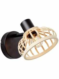 Bester Verkauf 🎉 Wandleuchten Brilliant Wandspot Norah 14,9x15x20,9 Cm In Schwarz/natur Günstig Kaufen 🎉 -brilliant Verkäufe brilliant wandspot norah 14 9x15x20 9 cm in schwarz natur 6