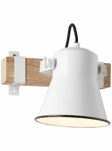 Auslauf 🤩 Wandleuchten Brilliant Wandspot Plow 25x24x17 Cm In Weiß/holz Hell Günstig Kaufen 🥰 1 Auslauf 🤩 Wandleuchten Brilliant Wandspot Plow 25x24x17 Cm In Weiß/holz Hell Günstig Kaufen 🥰