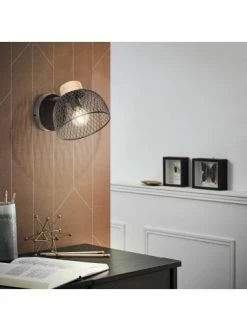 Billig 😉 Wandleuchten Brilliant Wandspot Thuy 15,8x14x22,7 Cm In Schwarz/natur Günstig Kaufen ✔️ -brilliant Verkäufe brilliant wandspot thuy 15 8x14x22 7 cm in schwarz natur 2