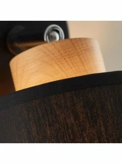 Brandneu 👏 Wandleuchten Brilliant Wandspot Vonnie 22x13x27 Cm In Schwarz/holzfarbend Günstig Kaufen 👍 -brilliant Verkäufe brilliant wandspot vonnie 22x13x27 cm in schwarz holzfarbend 2